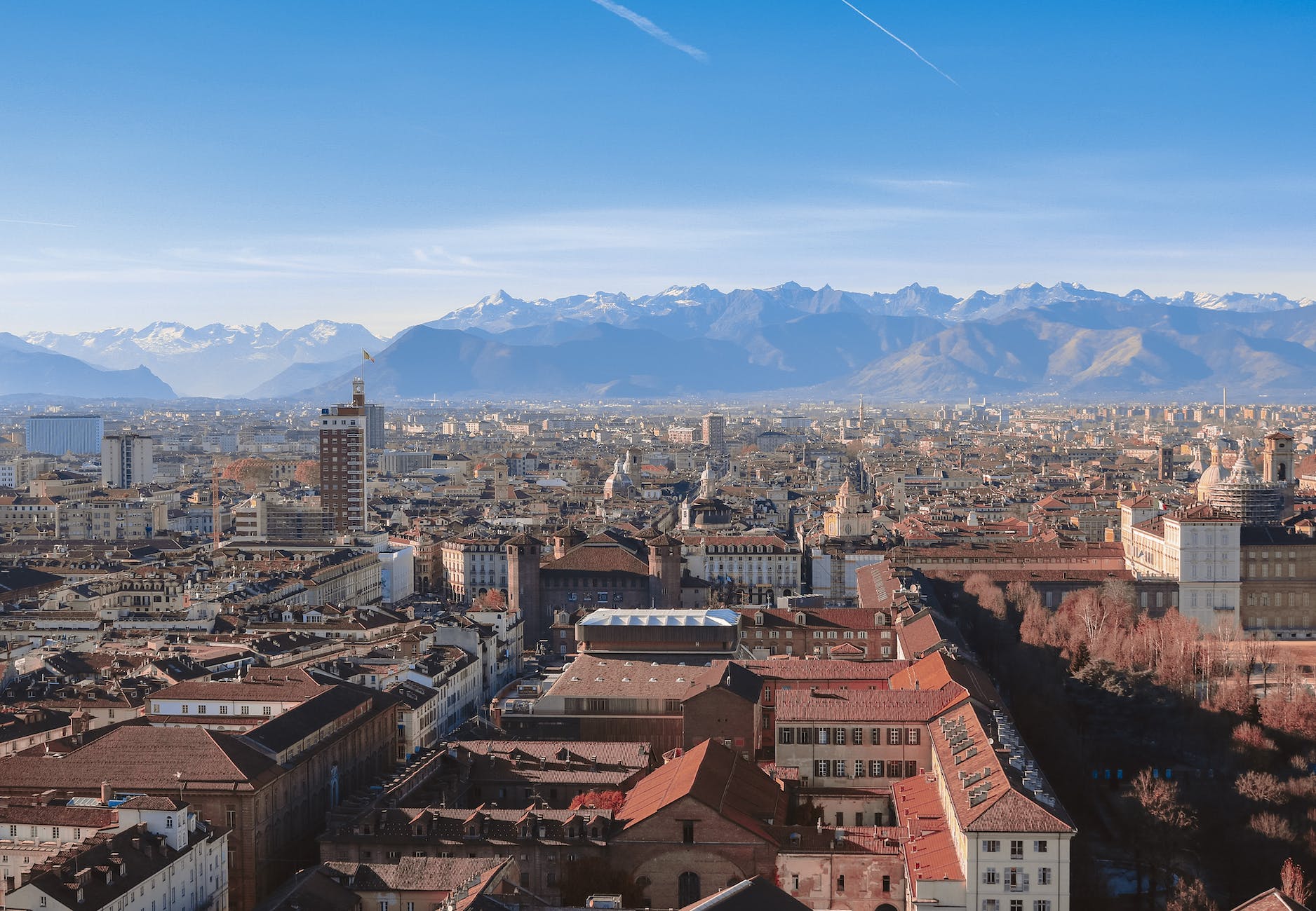 aerial view of an urban area