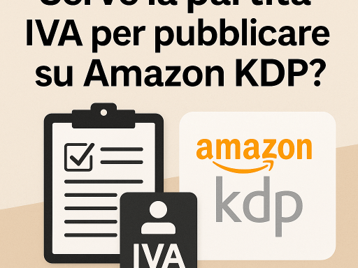 partita iva per amazon self-publishing KDP